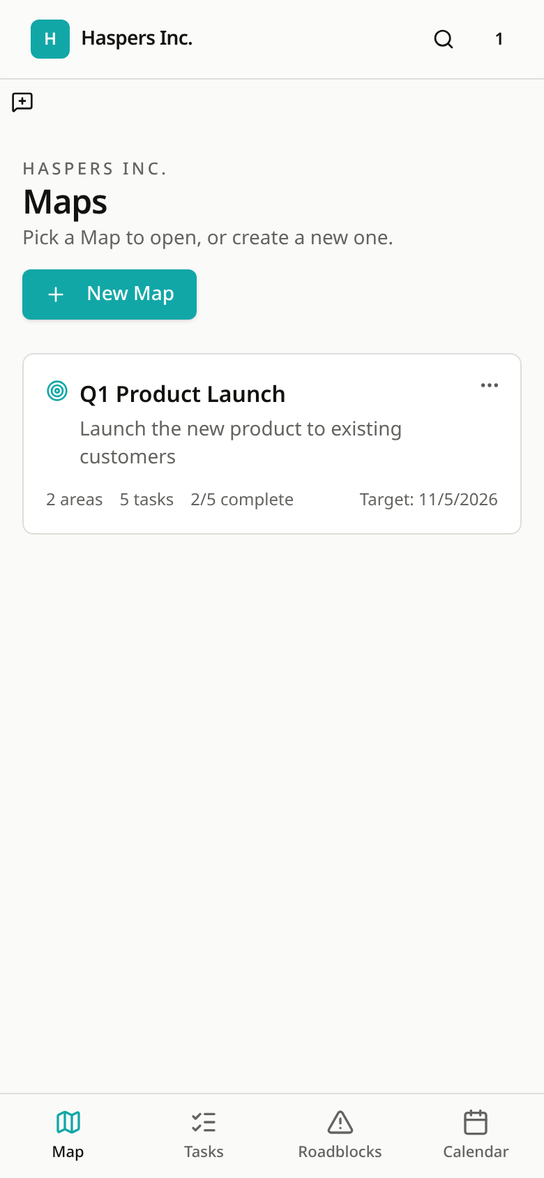 Maps on a phone